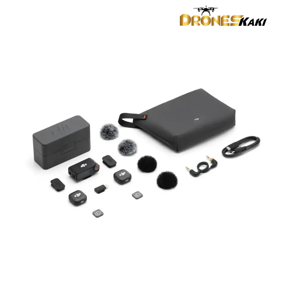 DJI Mic 3 (2TX + 1RX + Charging Case) – Jaya Intrabumi Niaga (M