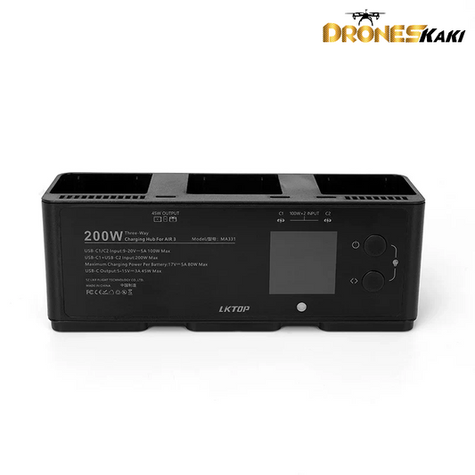 Watermarked - LKTOP 200W Air 3 Three-Way Charging Hub