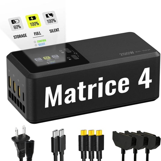LKTOP 200W Matrice 4 Series Three-Way Charger  (AC)