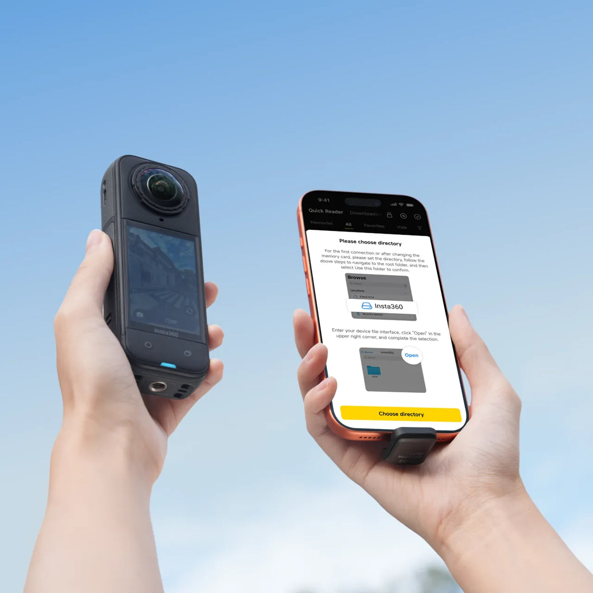 Insta360 Quick Reader 512GB Portable SSD