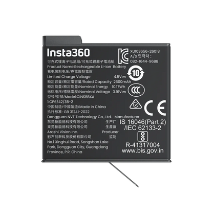 Insta360 X6 Xtreme Battery
