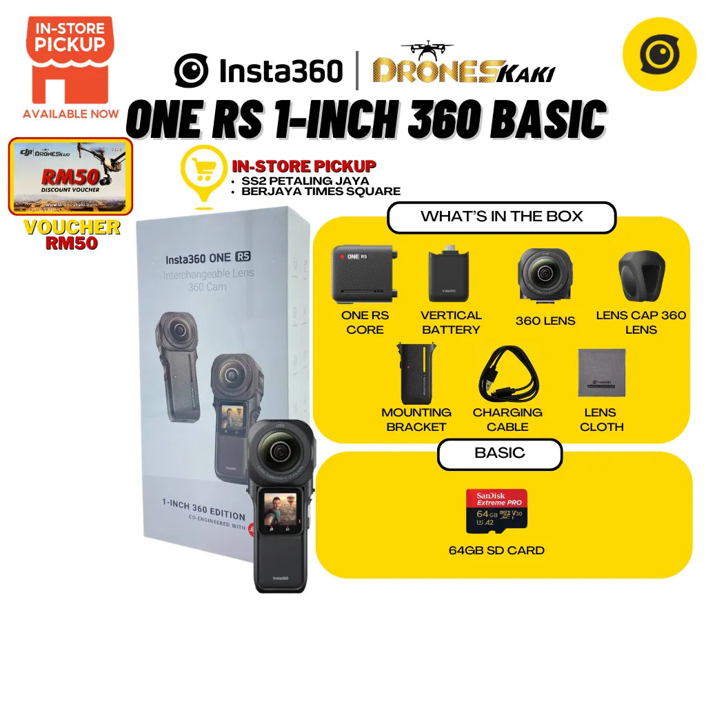 Insta360 ONE RS 1-inch 360