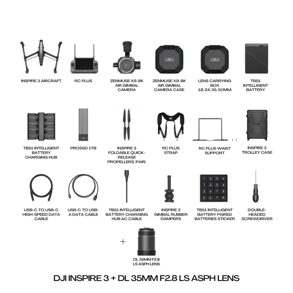 Dji Inspire 3 Dl 35Mm