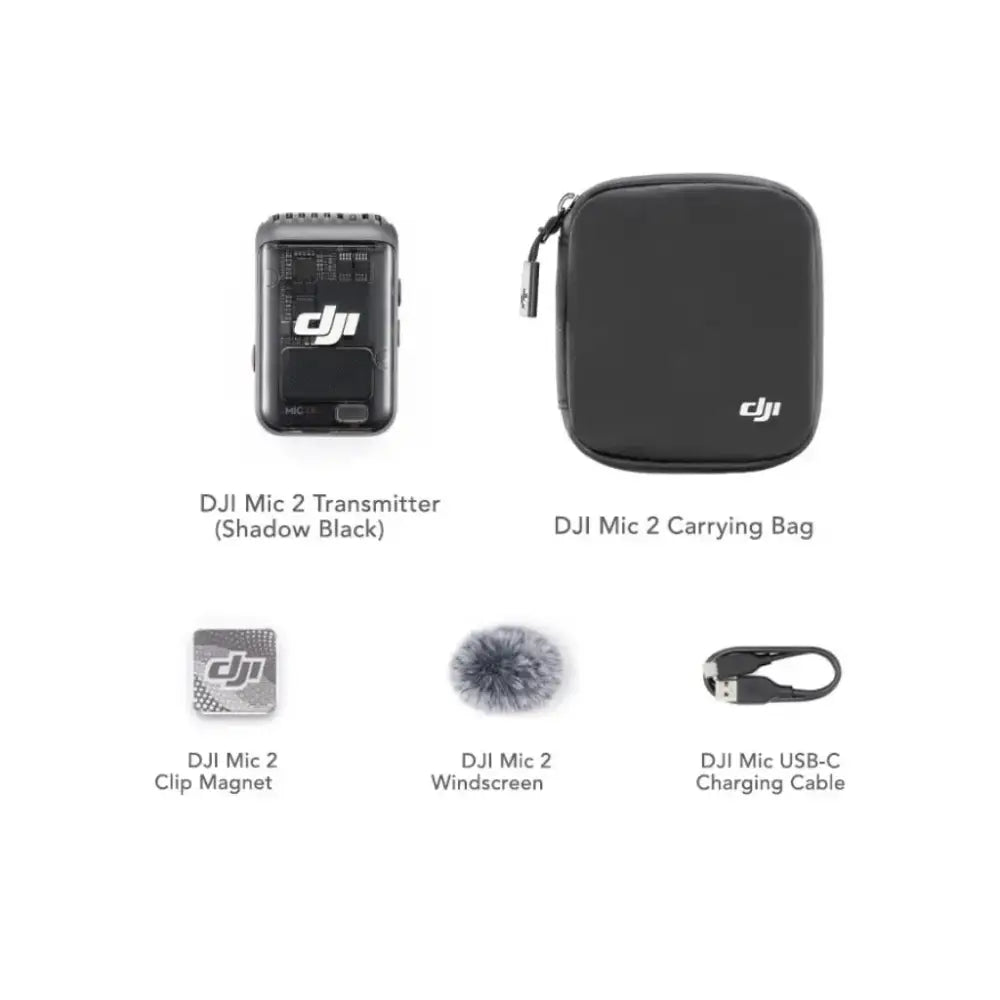 Dji Mic 2 Transmitter Shadow Black