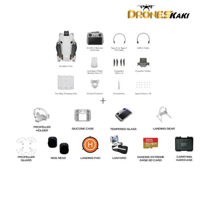 Dji Mini 4 Pro Fly More Combo Plus (Rc 2) + Super