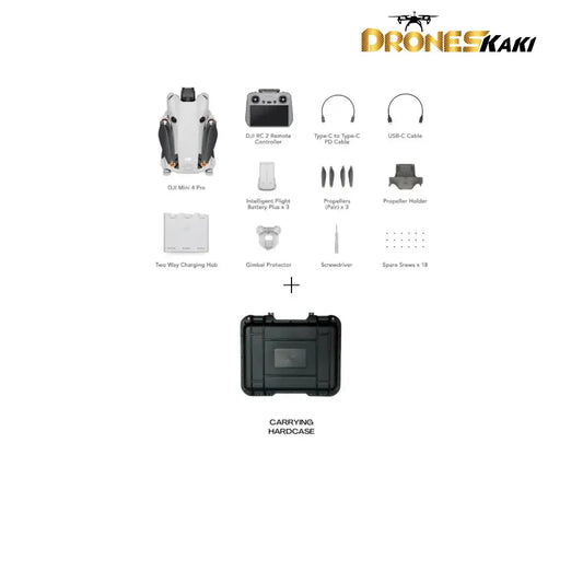 Dji Mini 4 Pro Fly More Combo (Rc 2) + Hardcase