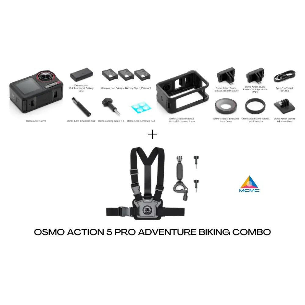 Dji Osmo Action 5 Pro Adventure Biking Combo