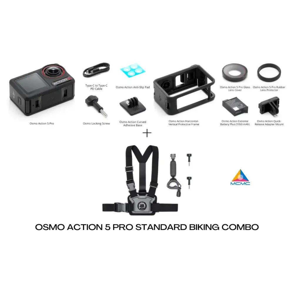 Dji Osmo Action 5 Pro Standard Biking Combo