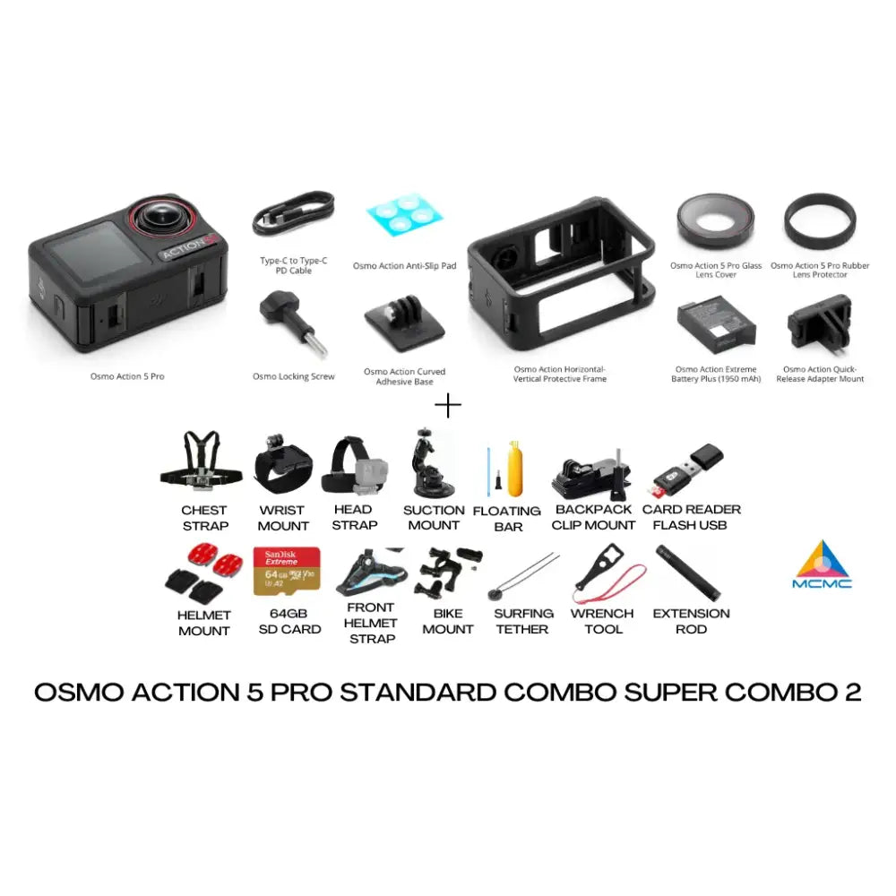 Dji Osmo Action 5 Pro Standard Super Combo 2