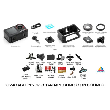 Dji Osmo Action 5 Pro Standard Super Combo