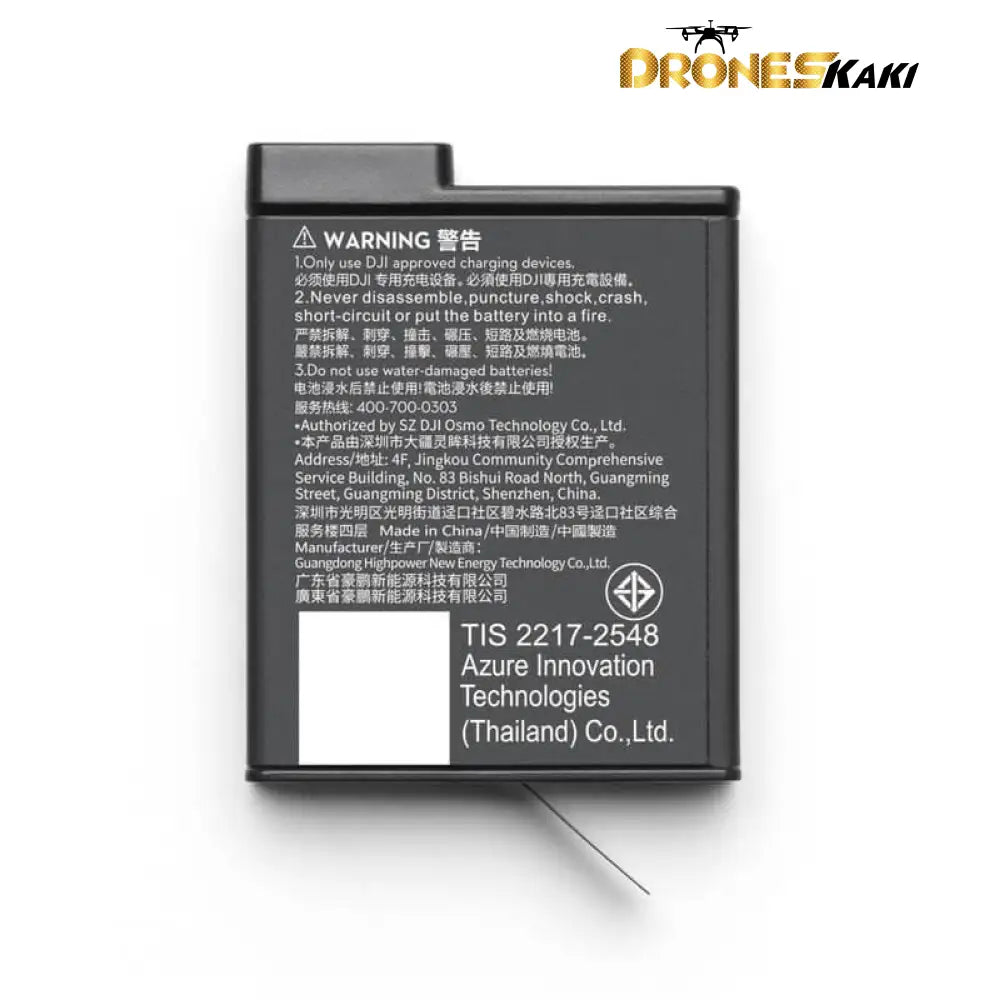 Batterie Compatible Osmo Action 1950 MAh - Pour Action 5 Pro, Action 4, Action 3, Support Basse Température -20°C - 11
