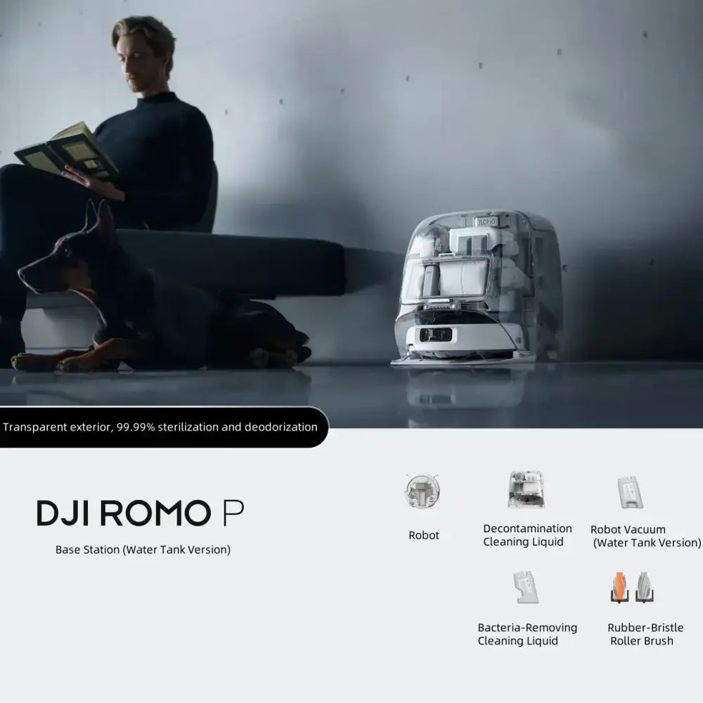 DJI ROMO Robot Vacuum Cleaner ROMO P Robot Vacuum (Water Tank Version)