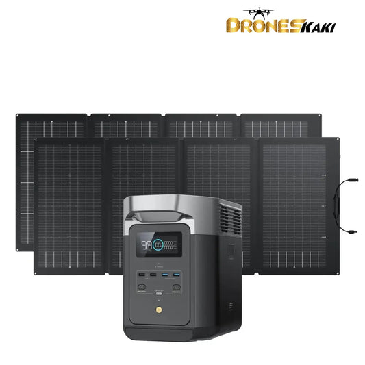 Ecoflow Delta + 220W Solar Panel (2Pcs) Bundle