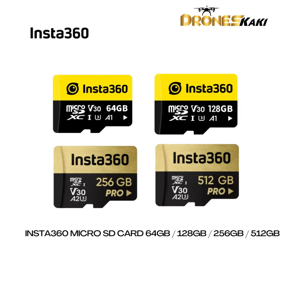 Insta360 Memory Card Micro Sd - 64Gb / 128Gb 256Gb 512Gb 360