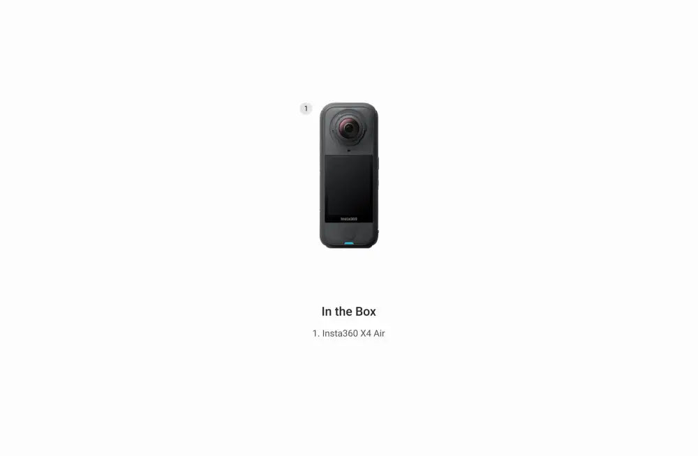 Insta360 X4 Air Standard Bundle