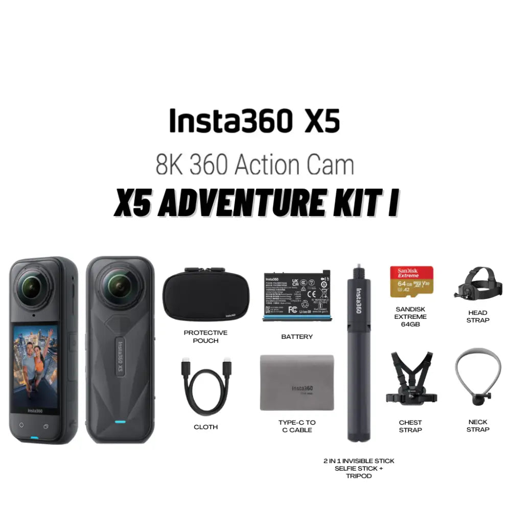 Insta360 X5 Adventure Kit
