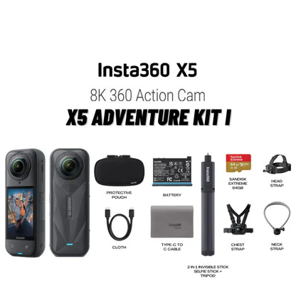 Insta360 X5 Adventure Kit