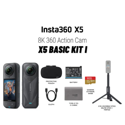 Insta360 X5 Basic Kit I
