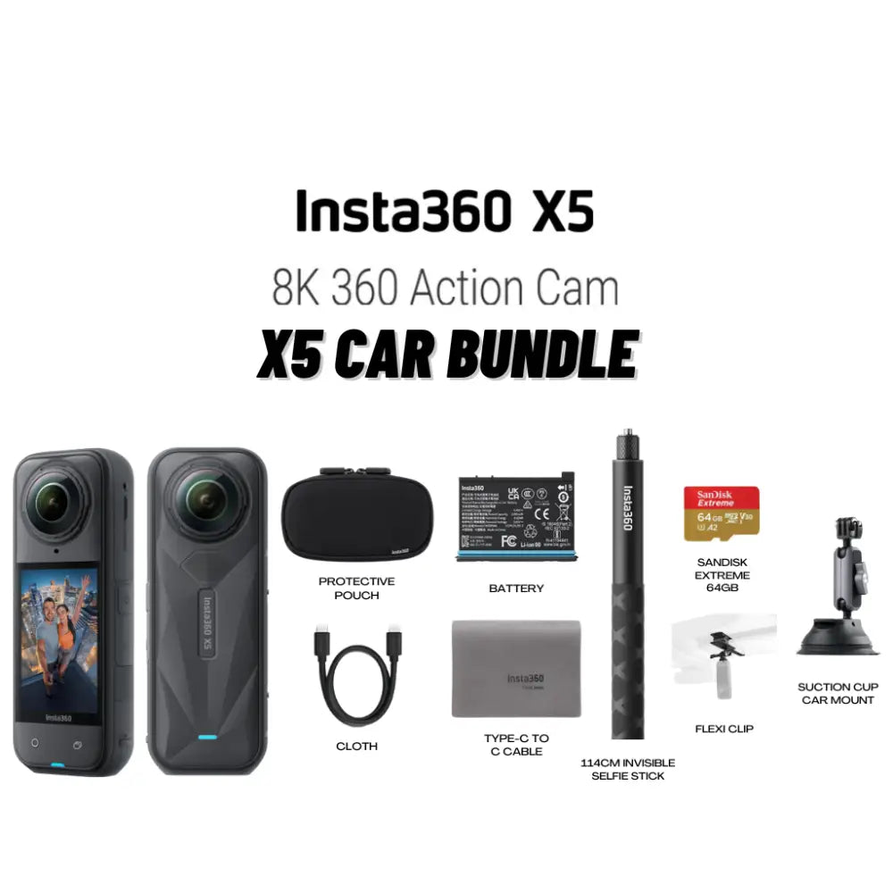 Insta360 X5 Car Bundle