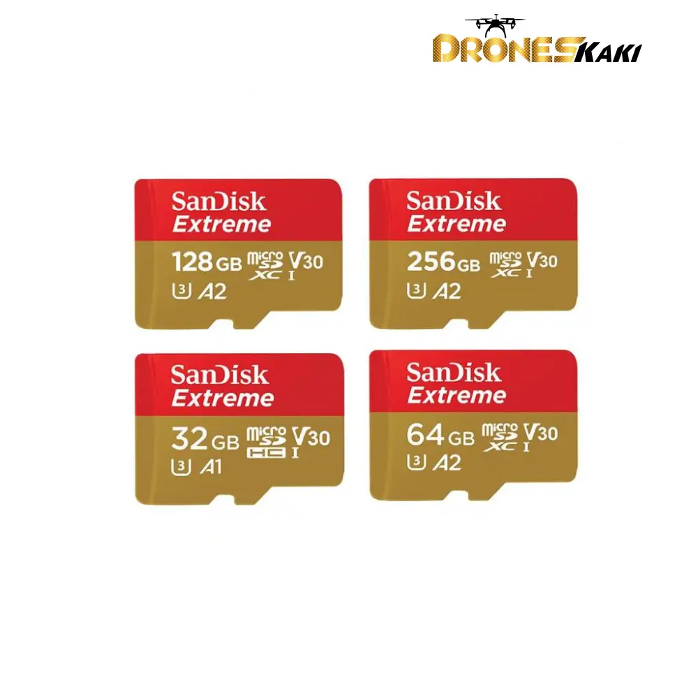 SanDisk Extreme SDXC UHS-I A2 32GB / 64GB / 128GB / 256GB / 512GB / 1TB / 2TB