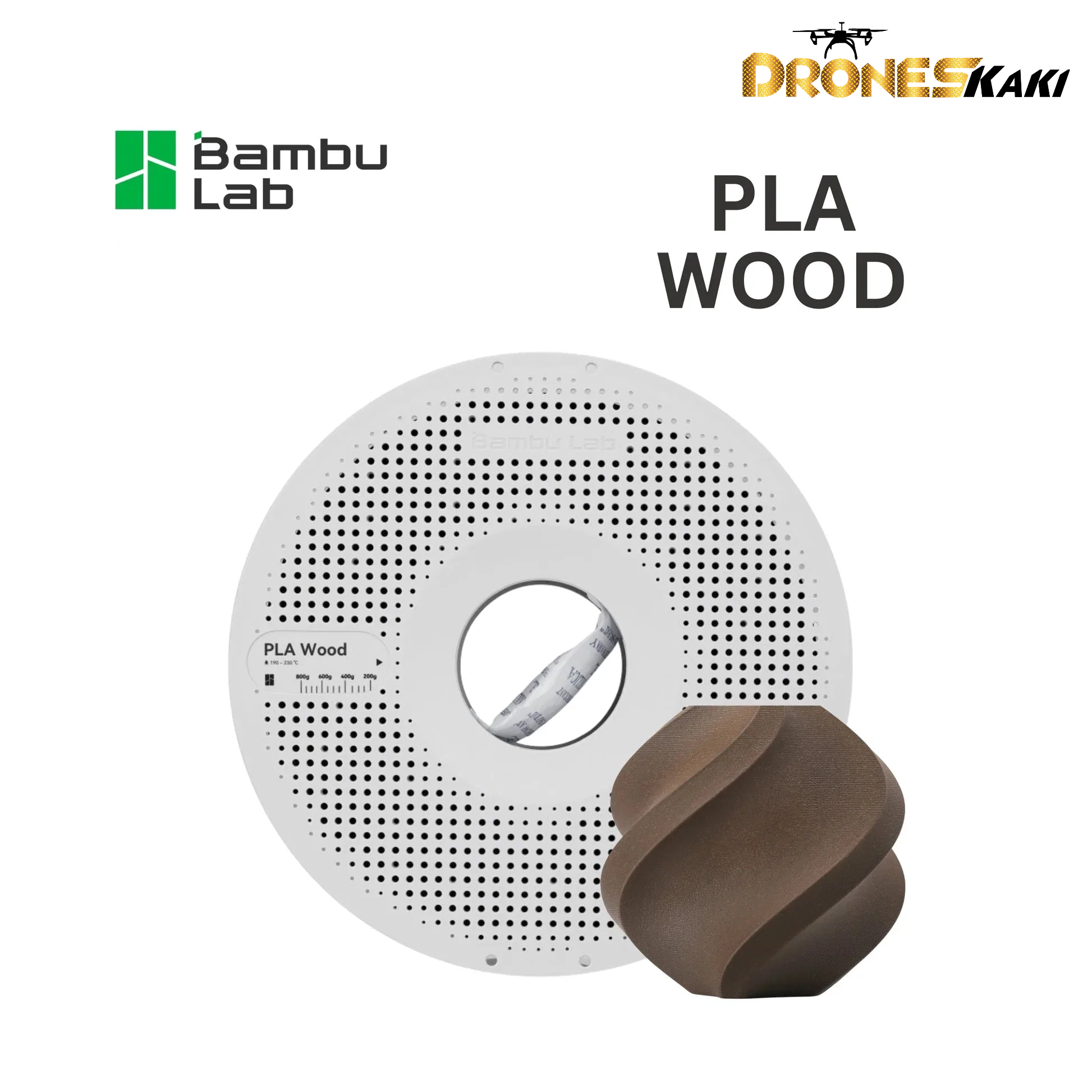 Watermarked - Bambu PLA Wood (Spooled)