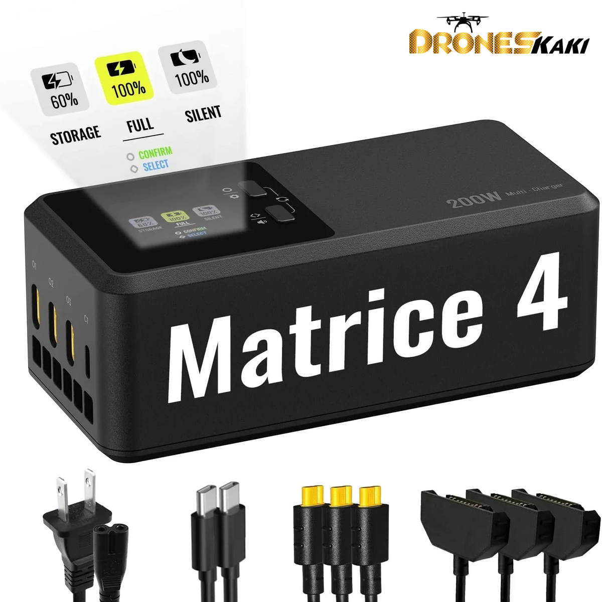 Watermarked - LKTOP 200W Matrice 4 Series Three-Way Charger  (AC)